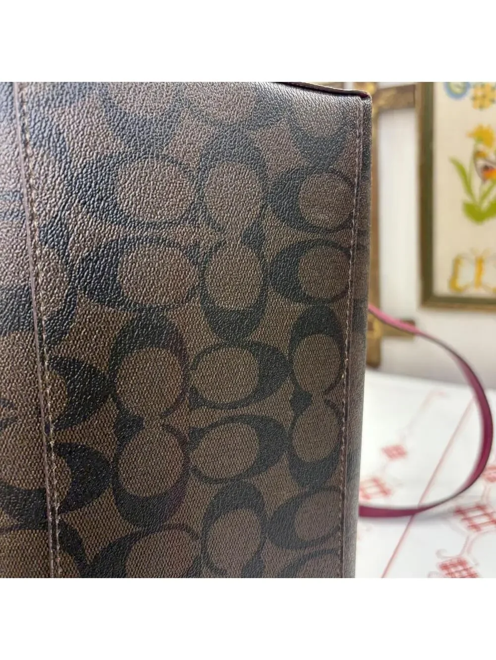 Coach 1665 “Molly” tote signature canvas